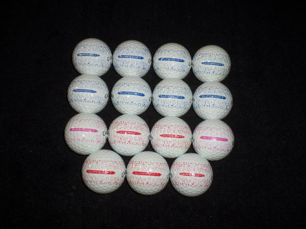 15 Callaway Supersoft Splatter Golf Balls