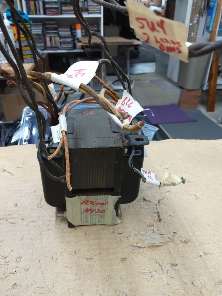 Power Transformer BOGEN HX30 REMOVED Working Unit Yrs Ago