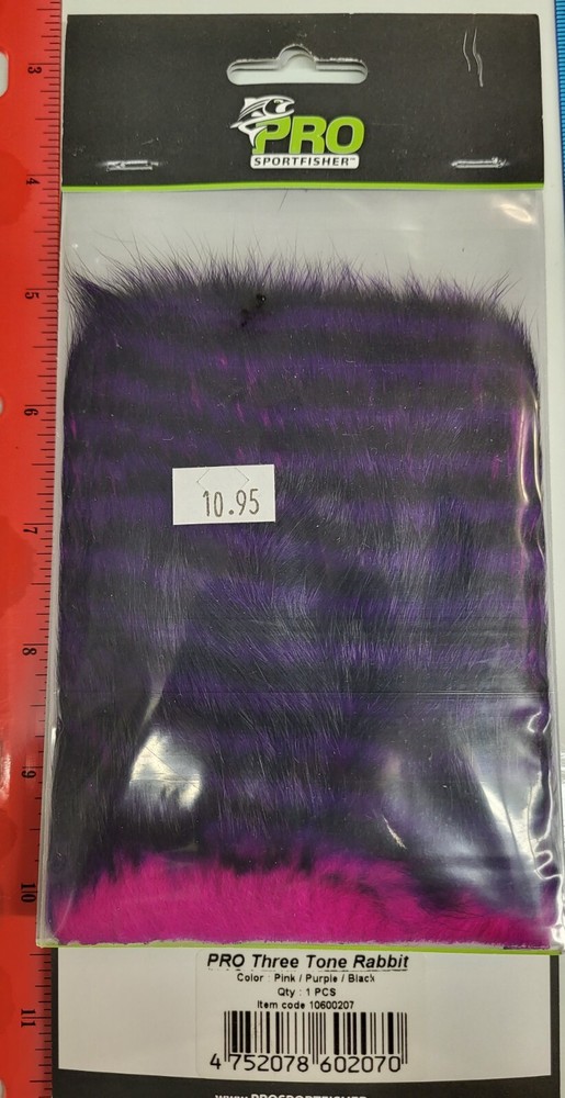 PRO   " Three Tone Rabbit "  Pink/Purple/Black