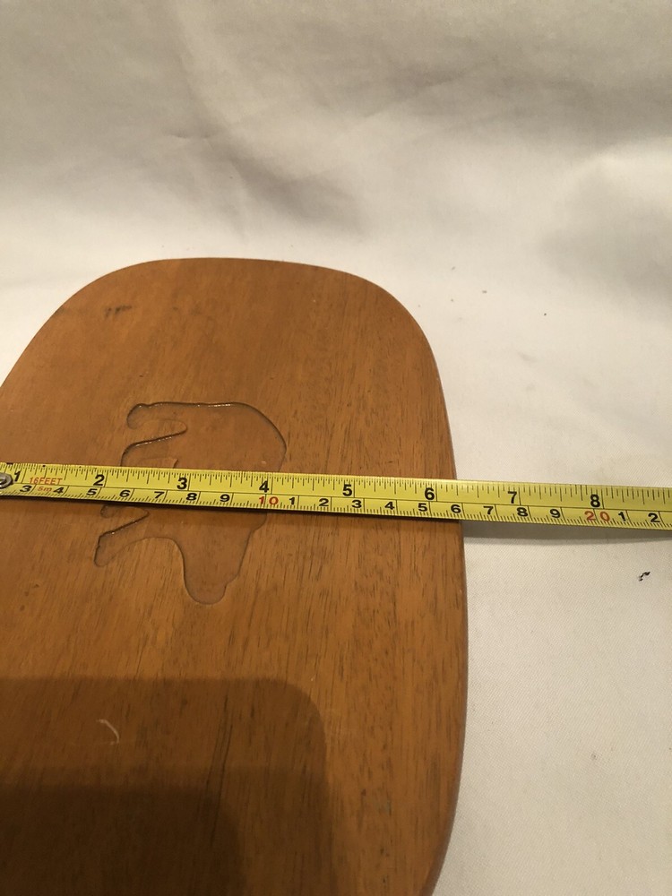 Bear Trivet Solid Maple Wood.