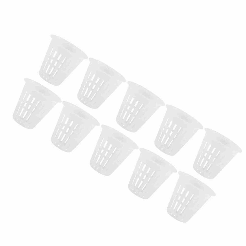 10pcs/Set Durable Safe Plastic Hydroponic Basket Cup For Garden Balcony