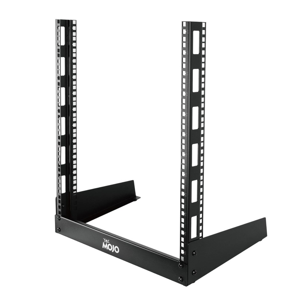 2 Post 12U Desktop Server Rack Small Open Frame Rack for 19in AV/Data/Audio/S...