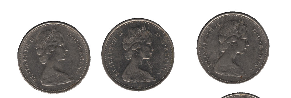 Canada Elizabeth II 10 Cent Coins x7 – Bulk Lot