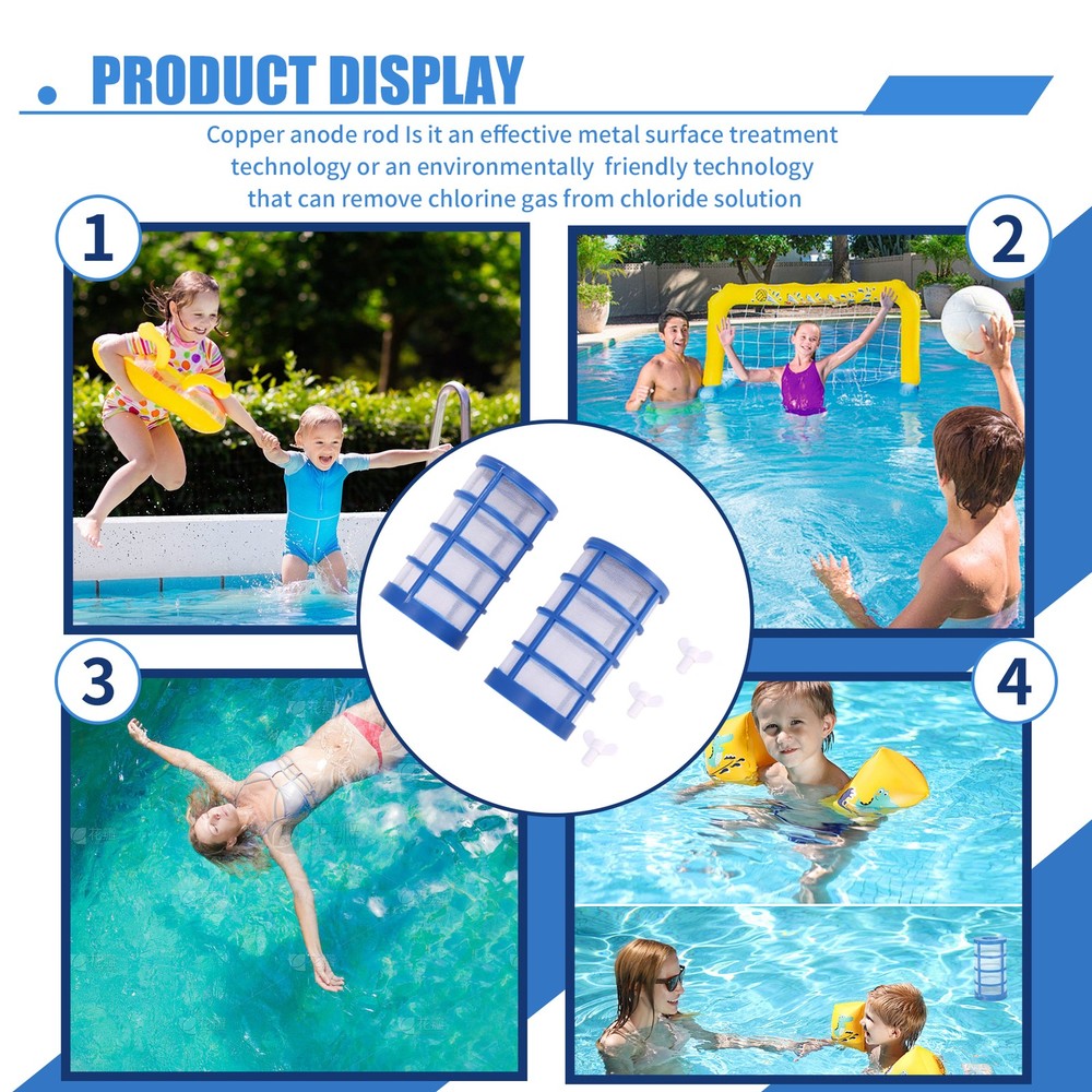 2PCS Replacement Screen for Solar Pool Purifier Cleaner Ionizer V6Y23641