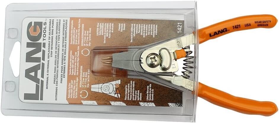 Lang 1421 Quick Switch Snap Ring Pliers