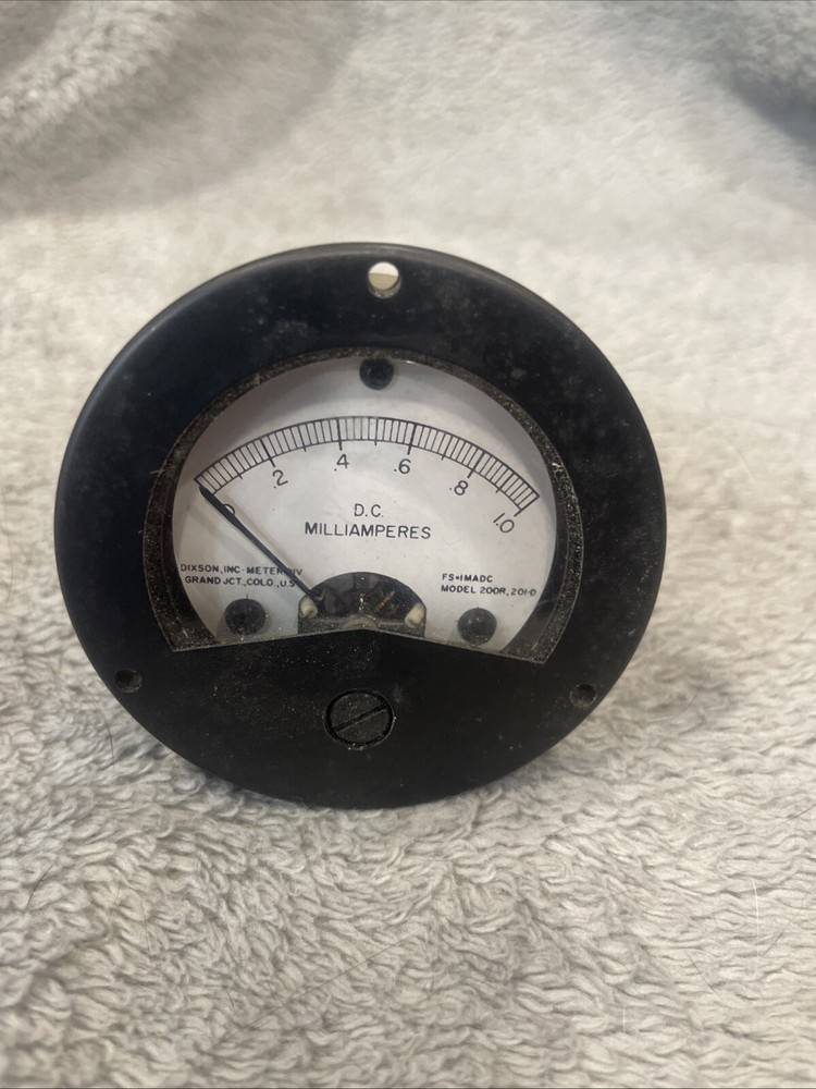Dixson Panel Mount Amp Meter 200R 201-D