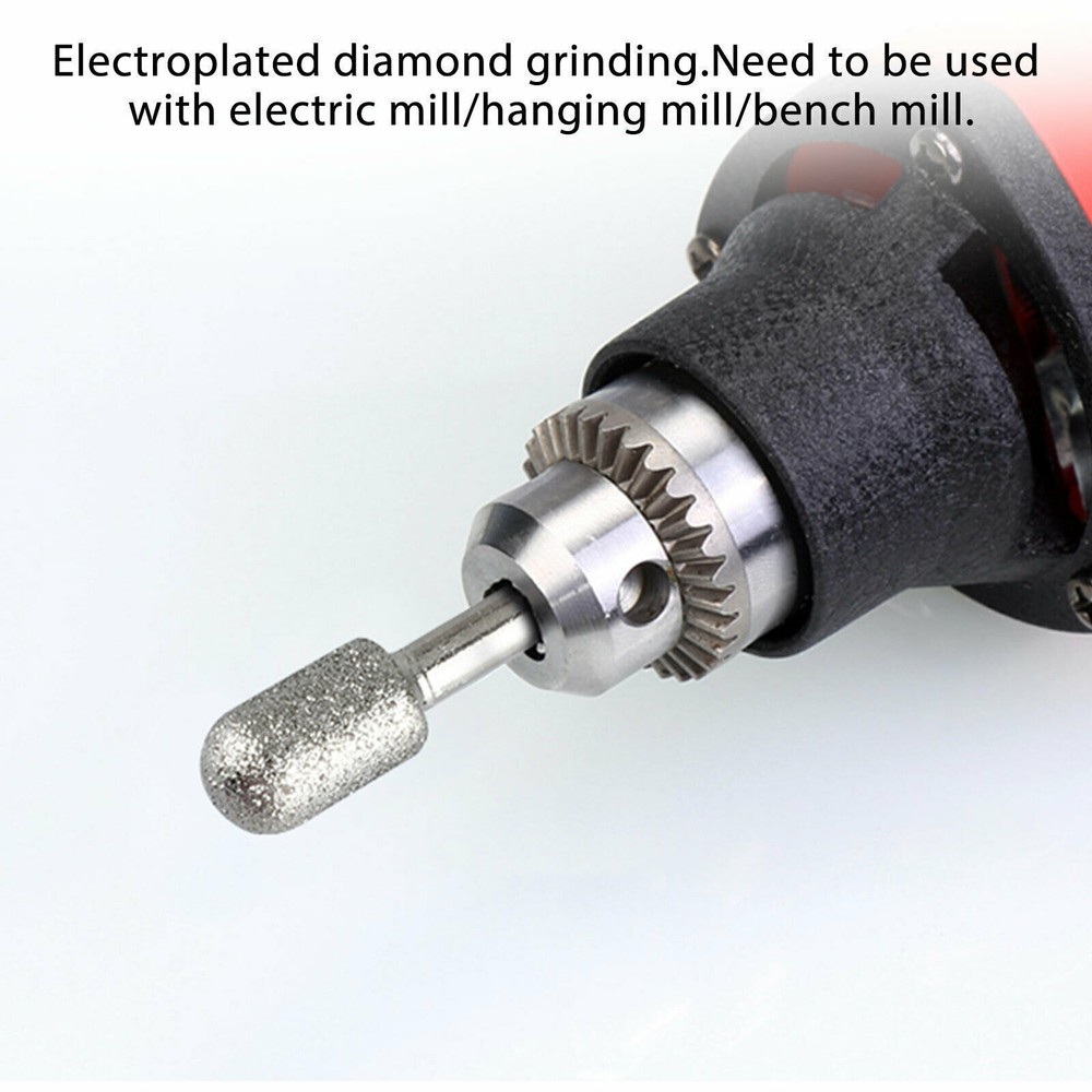 20pcs Diamond Burr Set Drill Bits Mini Drill For Dremel Rotary Tool Accessories