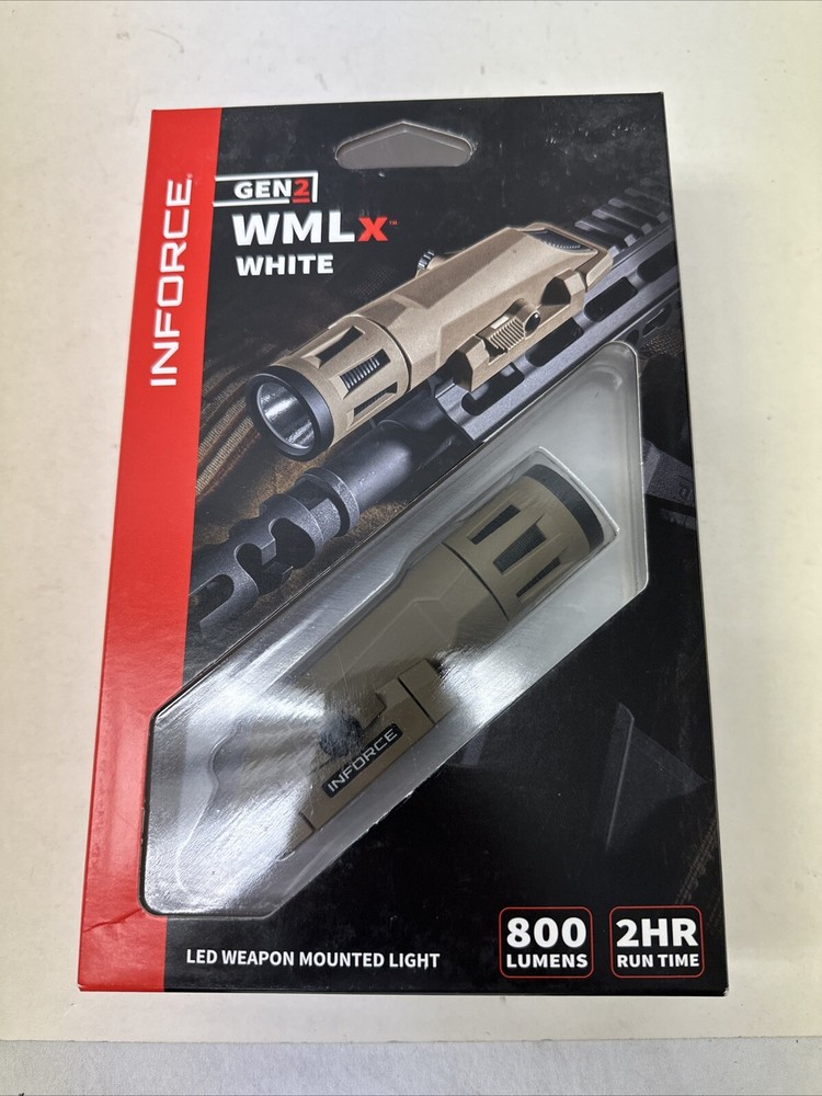 New! NIB INFORCE WX-06-1 WMLx Multi Function Rifle Mounted White Light 800 Lumen