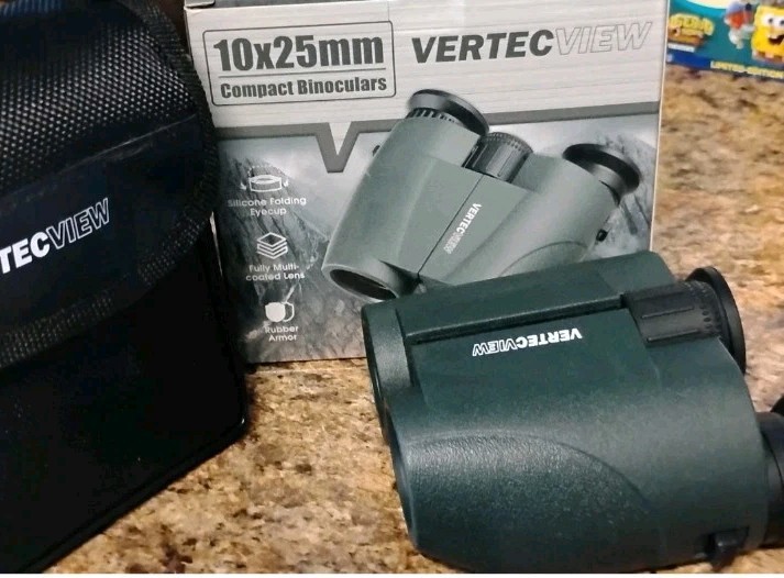 Vertecview Binoculars 10x25 NEW Still In Box(d