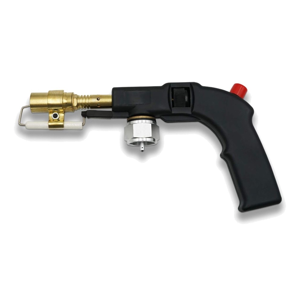 Self-Igniting Brass Propane Torch Nozzle - Comfort Handle for Easy Use