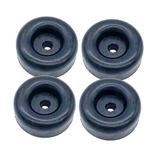Rubber Bumpers for Trailer Ramp Door Truck 2.5" Round Replacement Cargo Stop 4
