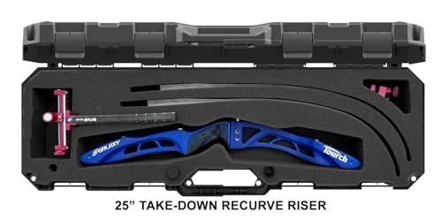 MTM BC34TD Takedown Recurve Bow Case, Lockable, Airline Approved, Hard