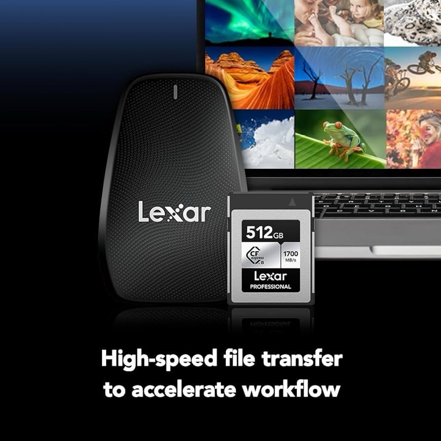 Lexar 512GB Professional Silver SE CFexpress Type B 512GB, Silver/Black