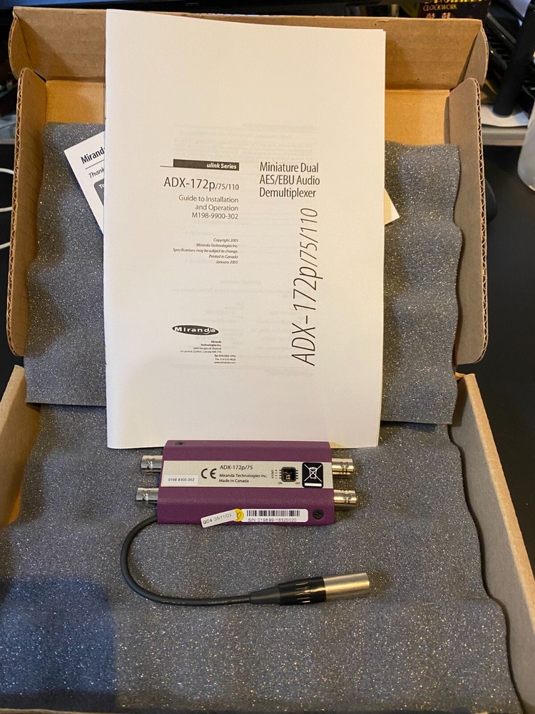 Miranda ADX-172p/75/110 Audio 4ch