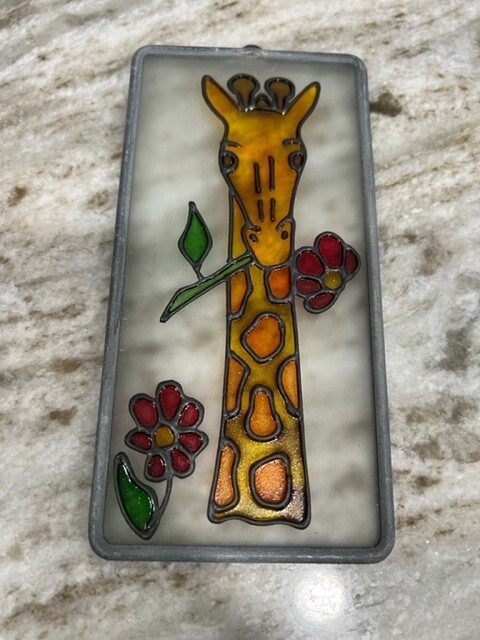Giraffe Sun Catcher Multi Colored