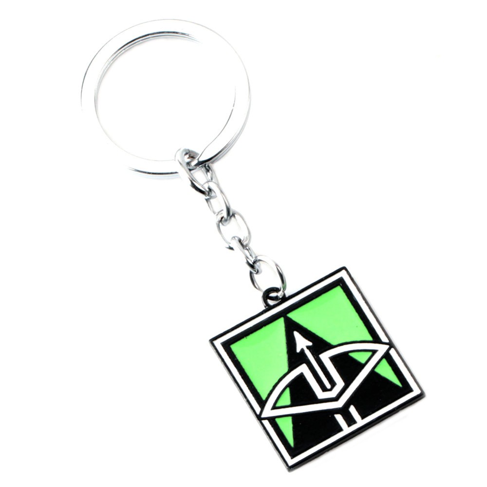 Tom Clancy Rainbow Six Metal Keychain Key Ring Pendant