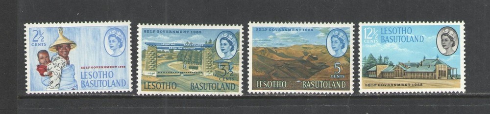 BASTUTOLAND SCOTT CATALOG 97-100 STAMP SET MNH