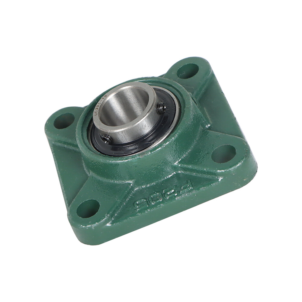 10 Pack UCF205-16 Pillow Block Flange Bearing 1" Bore 4 Bolt Solid Base