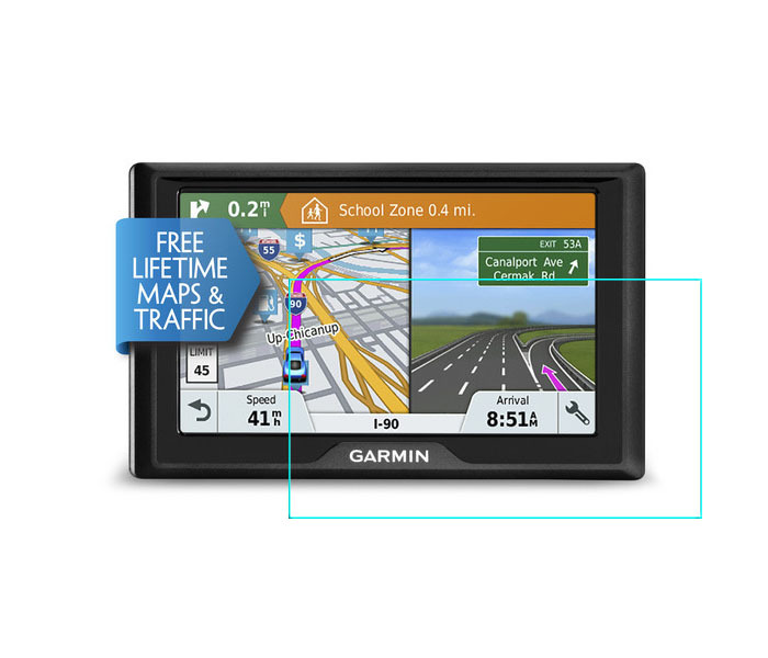 Crystal Clear Screen Protector for Garmin Drive 51