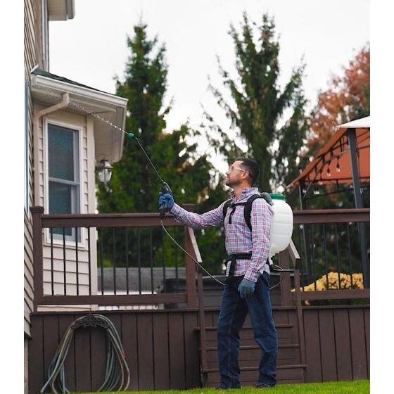 4 Gallon Battery Backpack Sprayer Lithium-Ion Powered Adjustable Garden