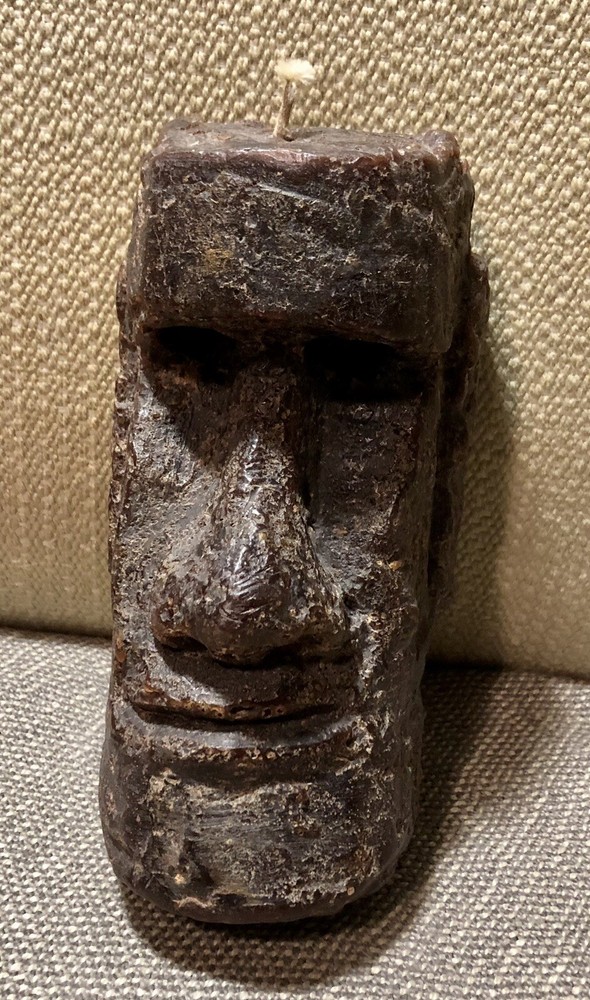 Easter Island Statue Candle 6.5”