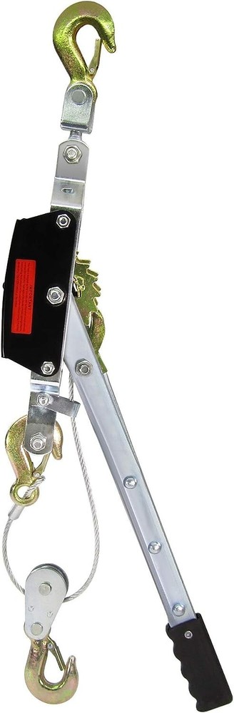 4T Ton Hand Power Puller Winch Tool Car Pull Hoist Trailer Machine Boating