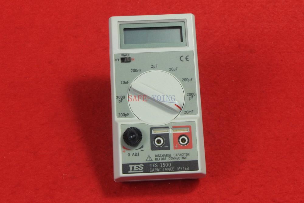 one New TES-1500 Capacitance Tester Meter TES1500