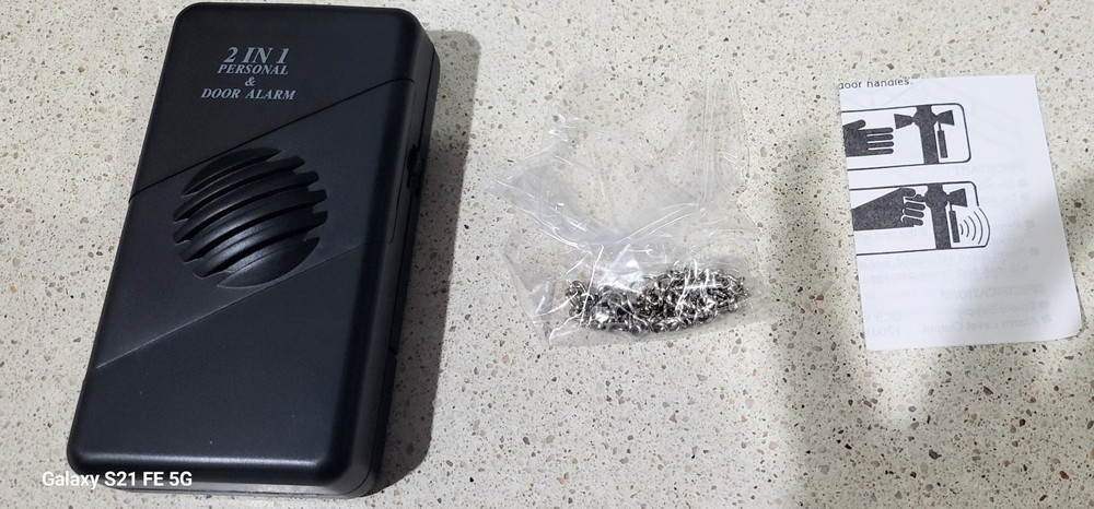 (2) Personal Safety and Home Security Alarm in one Compact Device!