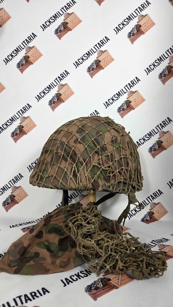 Austrian Pea-Dot & Splinter Reversible Helmet Cover & Net