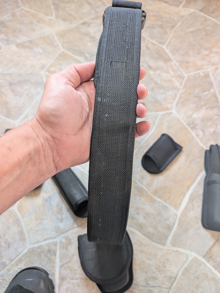Bianchi Tactical Belt with Accessory Pouches Fully extended 45"