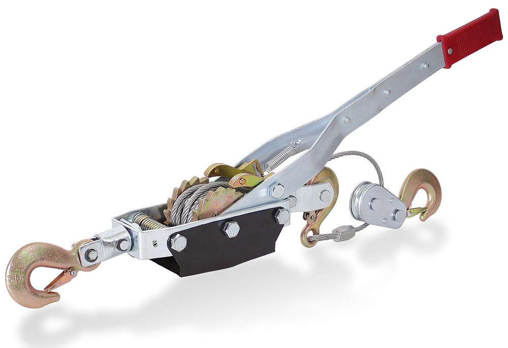 Come Along Winch Heavy Duty - 4 Ton Power Puller Hand Winch with Cable and Pu...