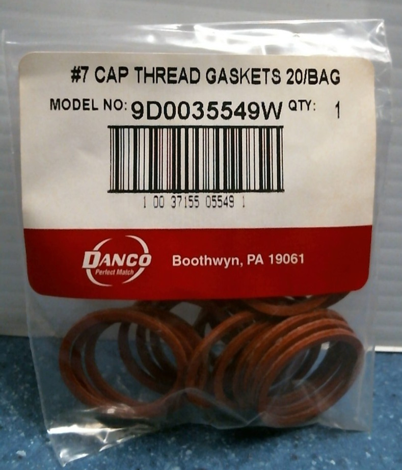 Danco #7 Cap Thread Gaskets  BAG OF 20   (9D0035712W)  FS