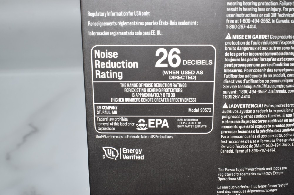 3M WorkTunes Connect + Solar Hearing Protection Bluetooth 26 dB Black 90573 NEW!