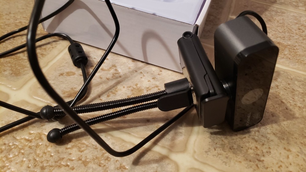 TopVision USB 2k Computer Webcam with Built in Mic, Tripod Stand, Auto-focus