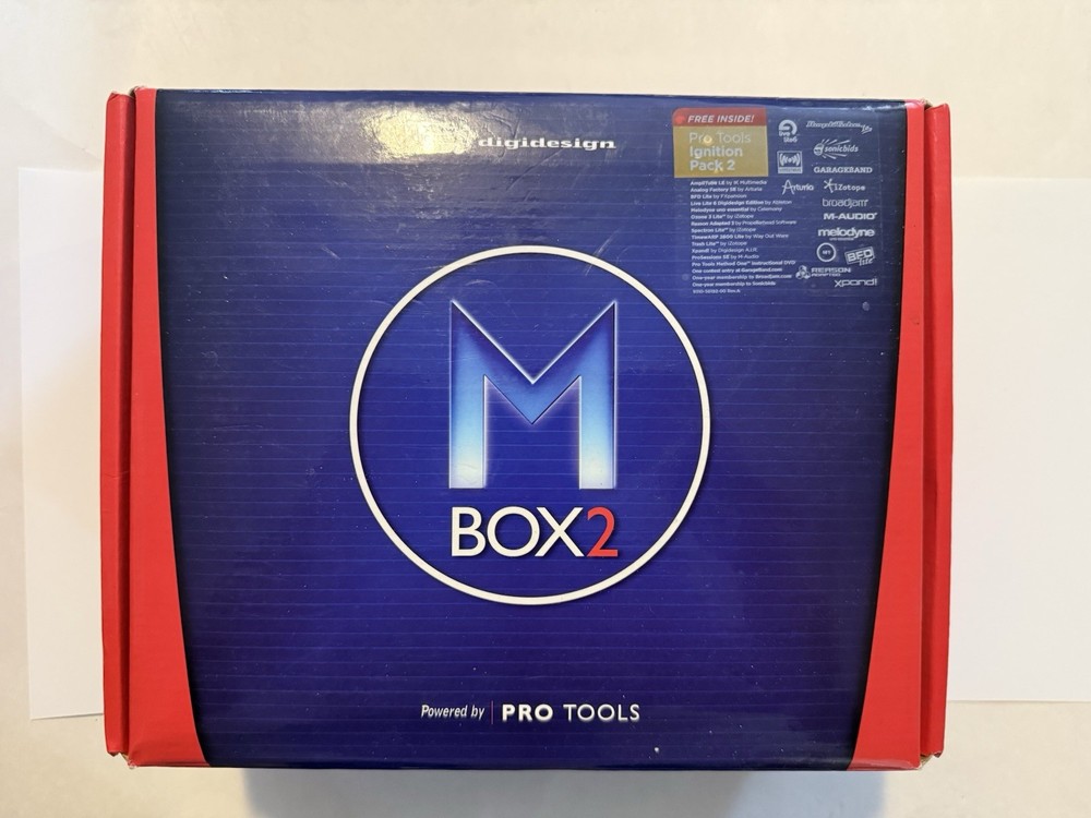Digidesign MBox2 USB Audio Interface Pro Tools LE EX Lightly Used w Box Software