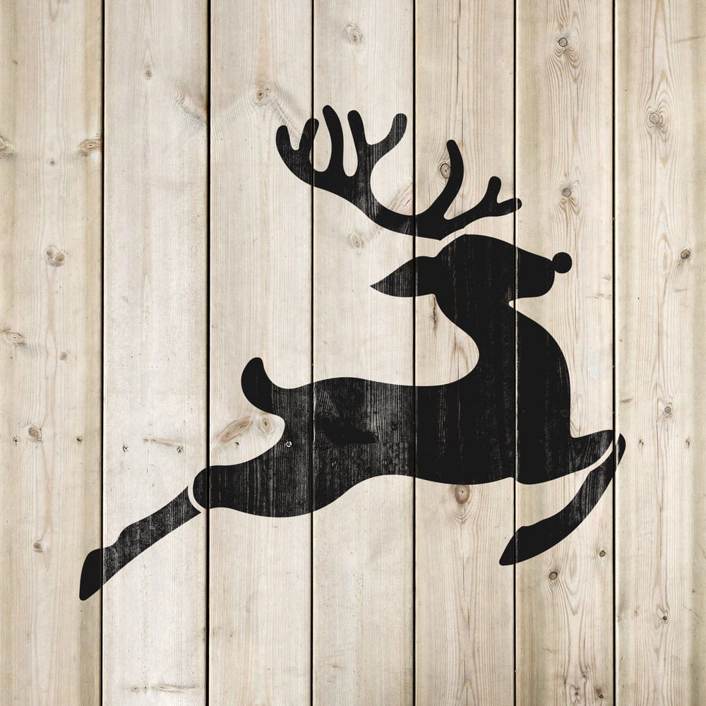 Rudolph Stencil - Durable & Reusable Mylar Stencils