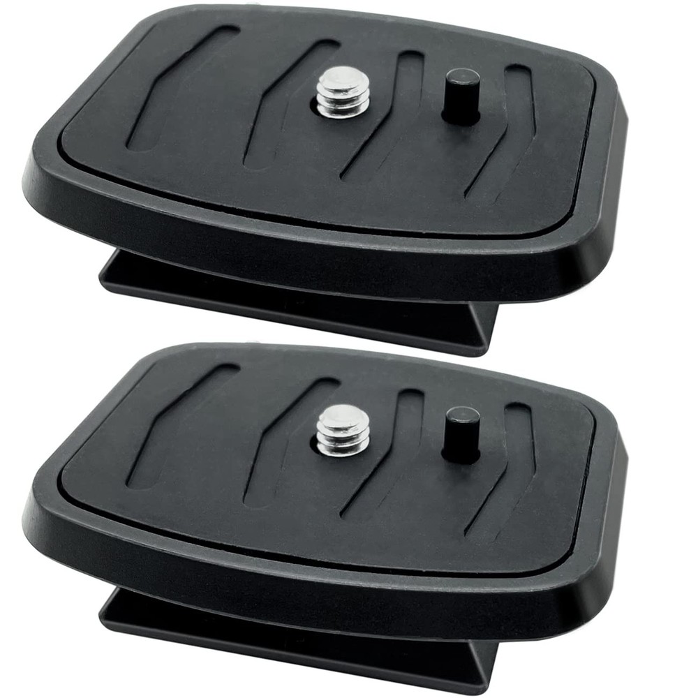 IOUALEY 2 Pack 35 mm Tripod Quick Release Plate Camera 35 mm, Black