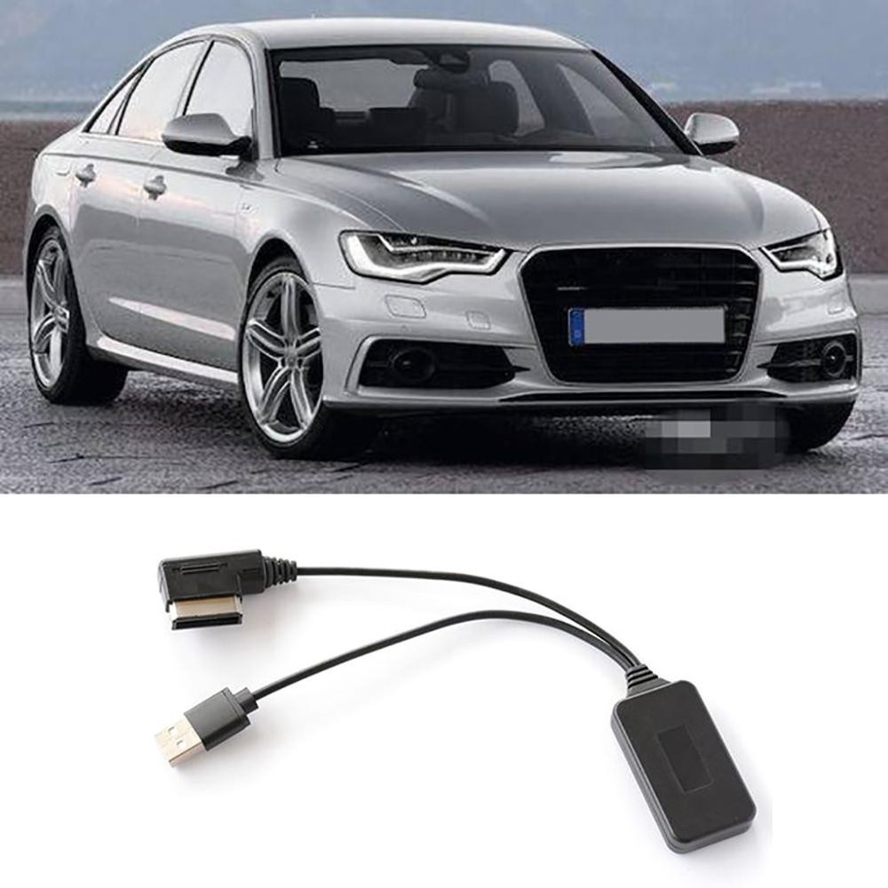 Bluetooth USB AUX Audio Cable Adapter Wireless Module For Audi A4 A5 A6 A8 Q7 D