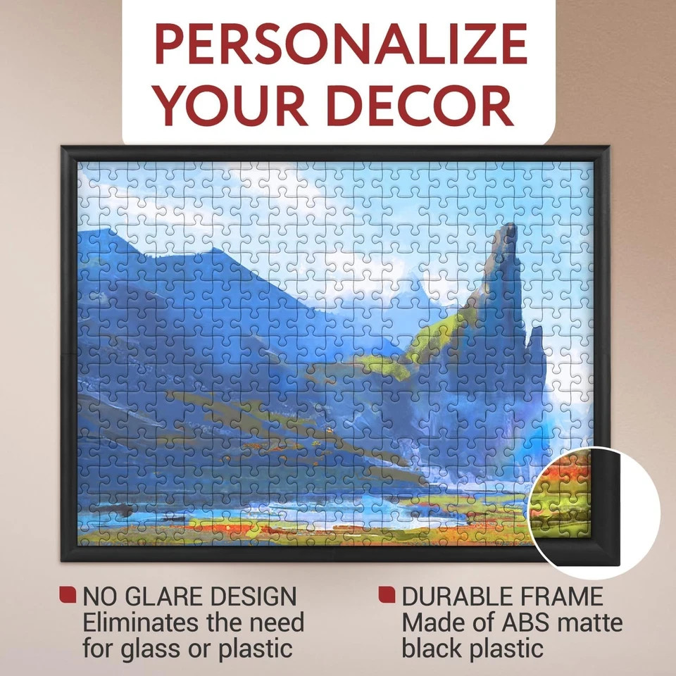 2-Pack Puzzle Frame Kit to Display Your Puzzles, 20X27