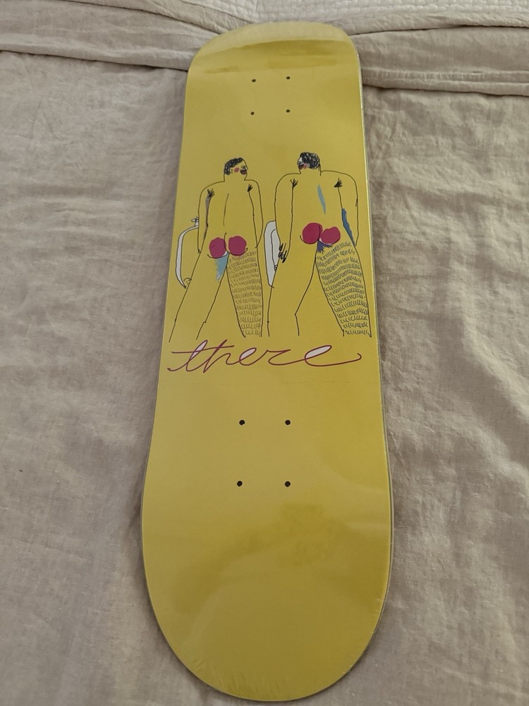 Jeffrey Cheung - Drawing included on back -  Unity There Skateboard Deck