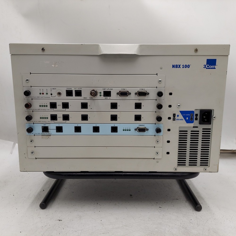 3COM NBX 100 COMMUNICATION SYSTEM - NO HDD