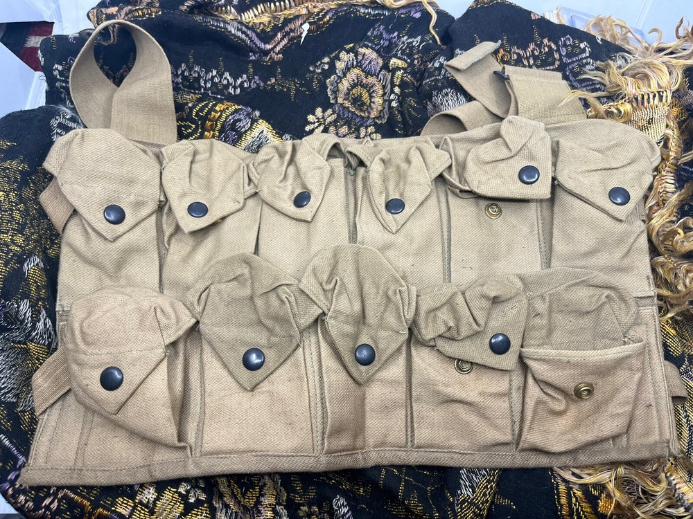 EARL & WILSON 1918 AMMO CARVAS POUCH WWI