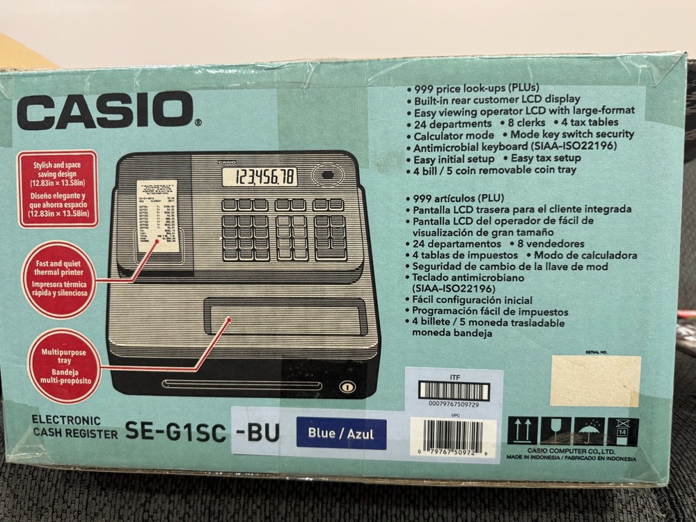 Casio SE-G1 Electronic Cash Register POS