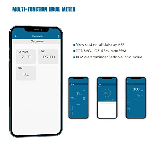 RL-HM027BT Digial Bluetooth Hours Tachometer, Battery Replacement. 1