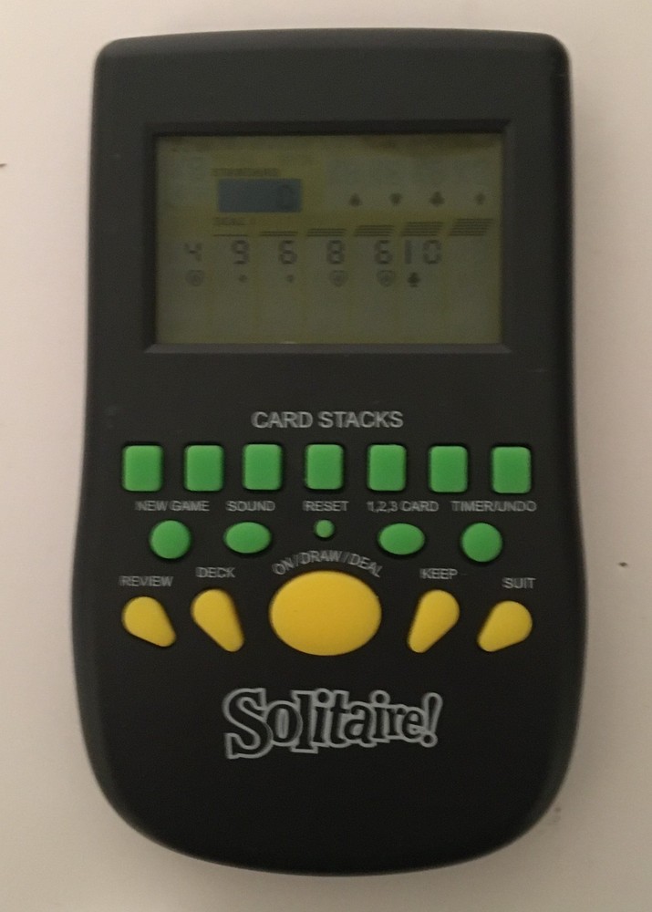 Solitaire by Westminster Handheld Electronic Game Toy Working !