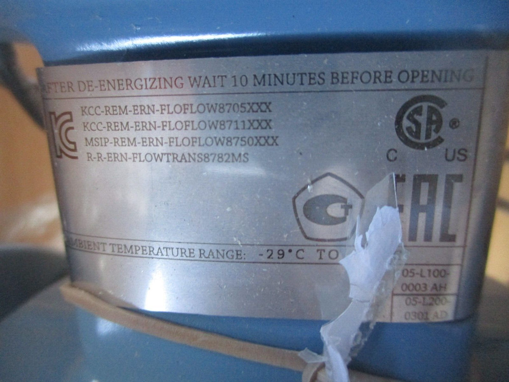 ROSEMOUNT 8750W MAGNETIC FLOWMETER TRANSMITTER SENSOR SYSTEM 3"