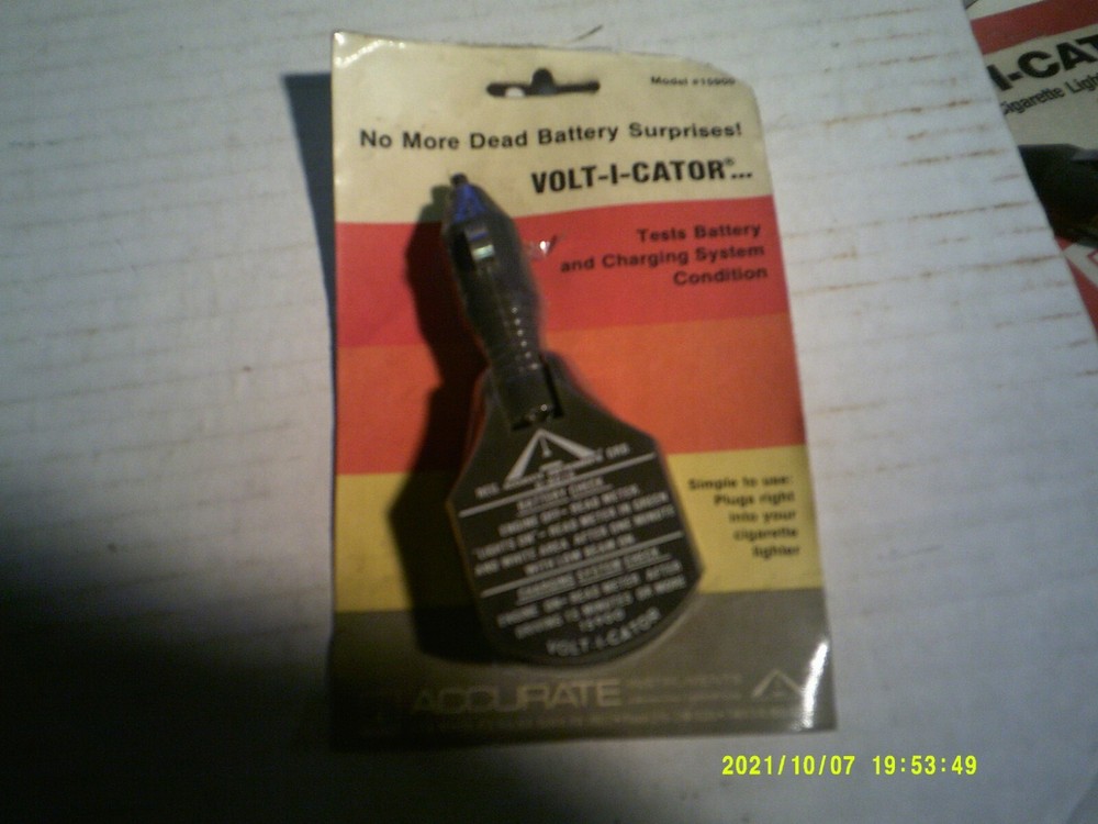 Accurate Volt-I-Cator Battery  Checker Plug into Cigarette Lighter #2