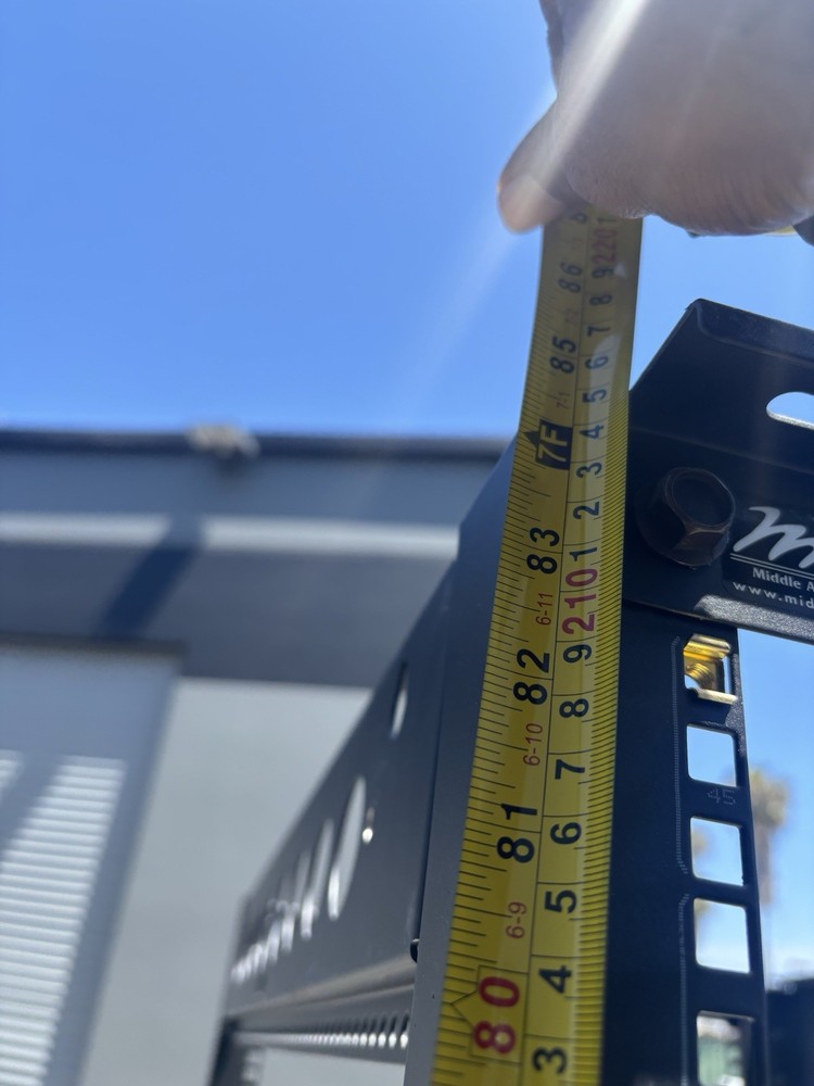 Middle Atlantic 2 Tall Racks With 9 Shelves