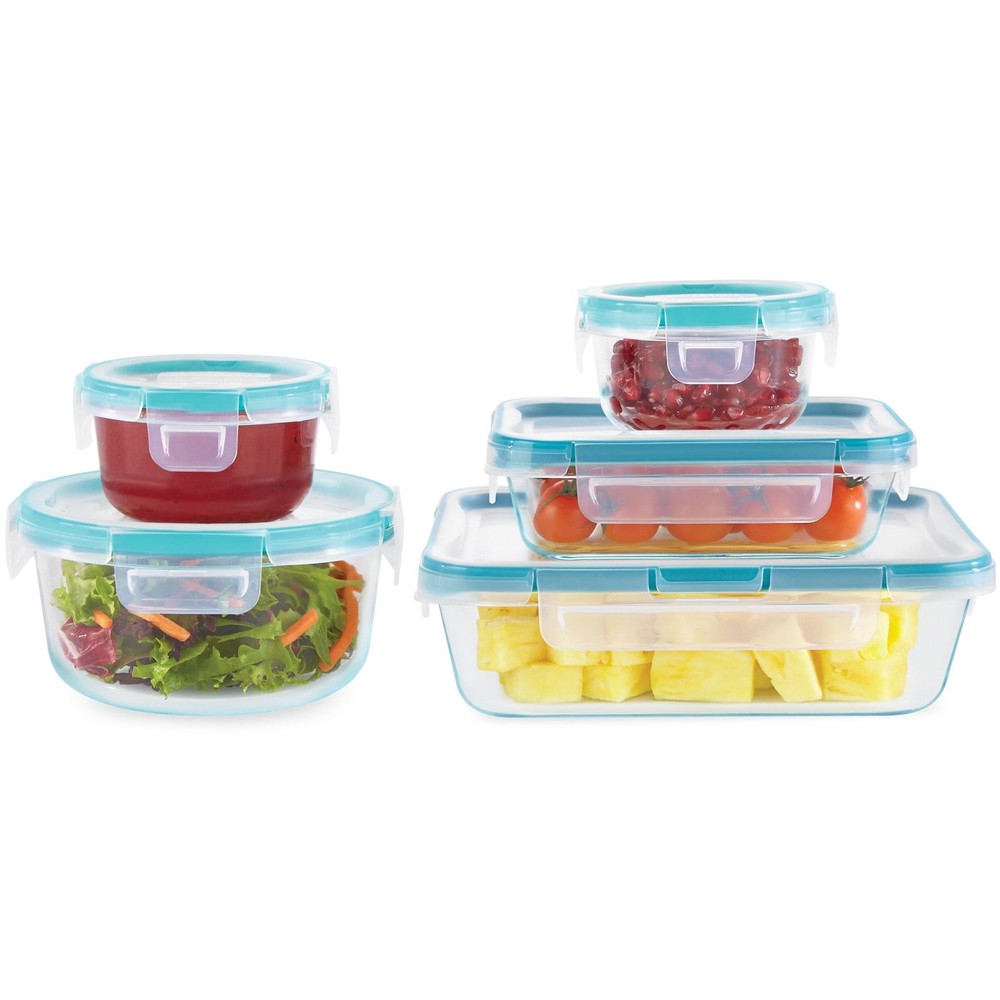 Snapware Total Solution Glass Storage Set, 10 Piece