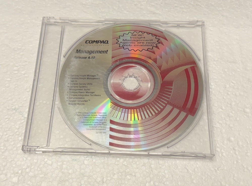 Compaq Management CD Release 4.10